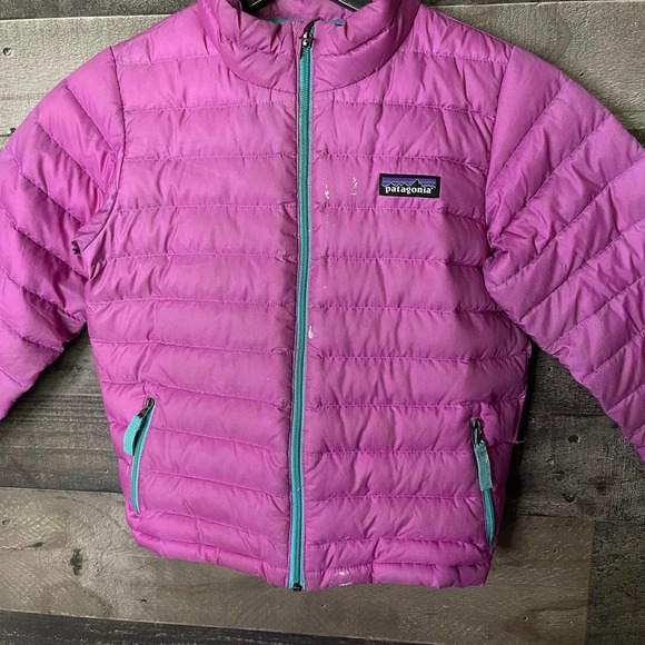 SOLD Patagonia Down Jacket 5T - Picture 4 of 5